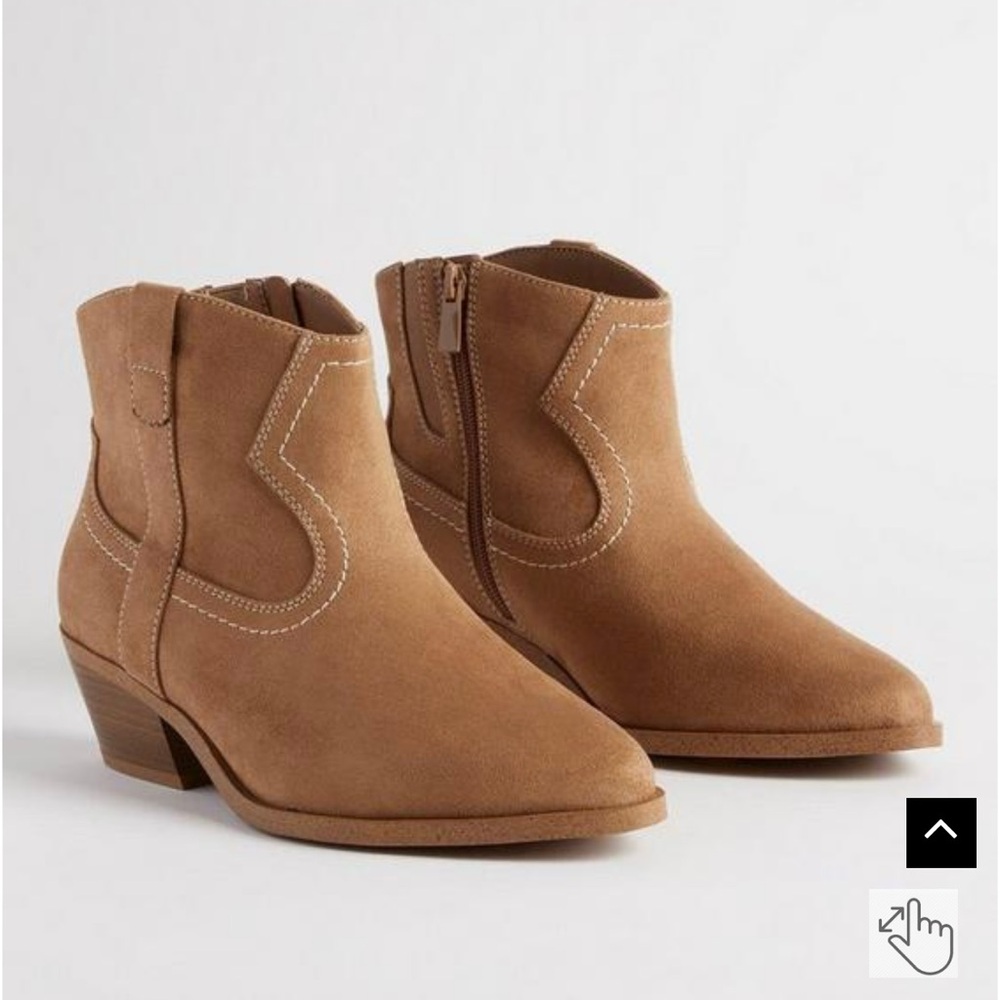 Brand New Taupe Western Booties!